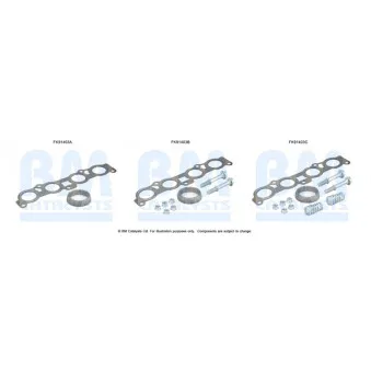 Kit d'assemblage, catalyseur BM CATALYSTS FK91403