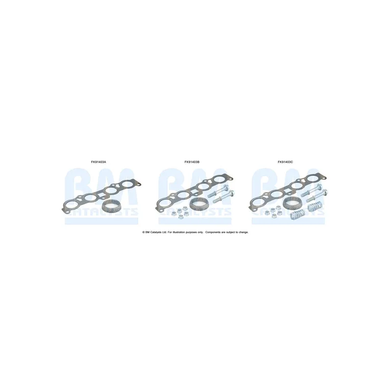 Kit d'assemblage, catalyseur BM CATALYSTS FK91403