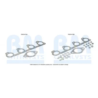 Kit d'assemblage, catalyseur BM CATALYSTS FK91415