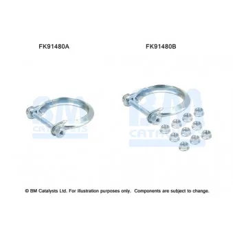 Kit d'assemblage, catalyseur BM CATALYSTS FK91480