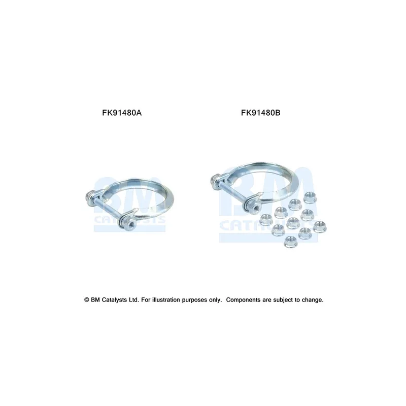 Kit d'assemblage, catalyseur BM CATALYSTS FK91480