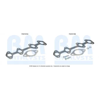 Kit d'assemblage, catalyseur BM CATALYSTS FK91515