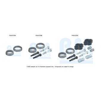 Kit d'assemblage, catalyseur BM CATALYSTS FK91576