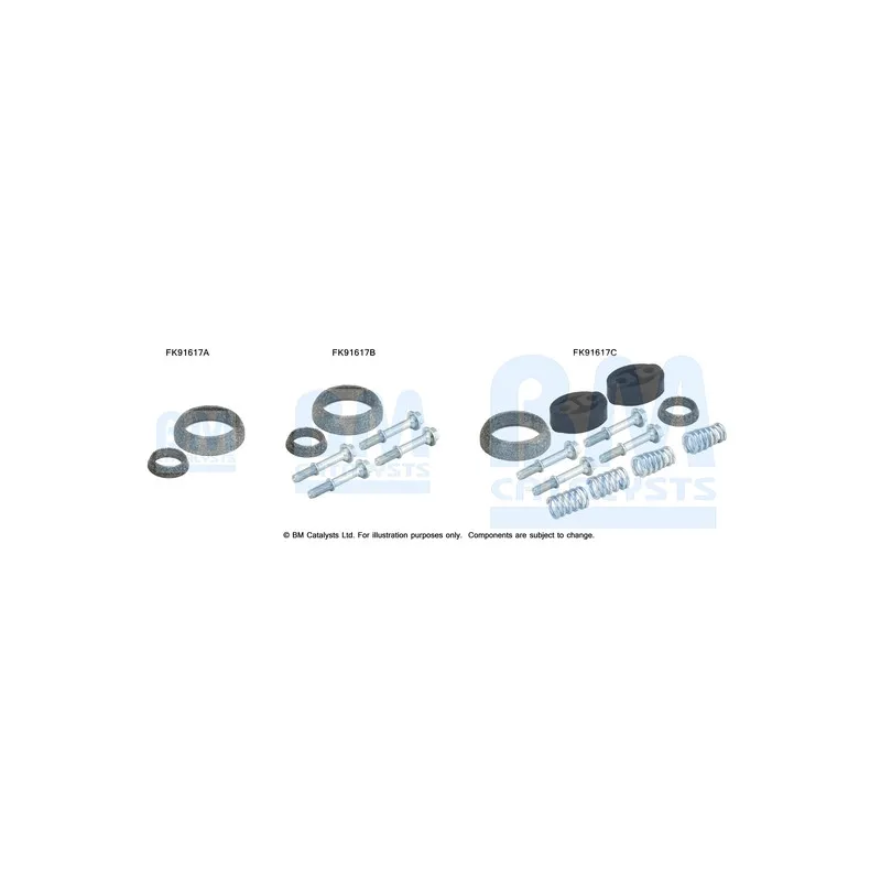 Kit d'assemblage, catalyseur BM CATALYSTS FK91617