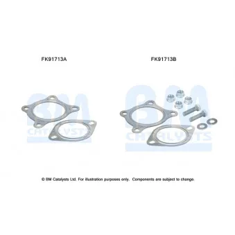 Kit d'assemblage, catalyseur BM CATALYSTS