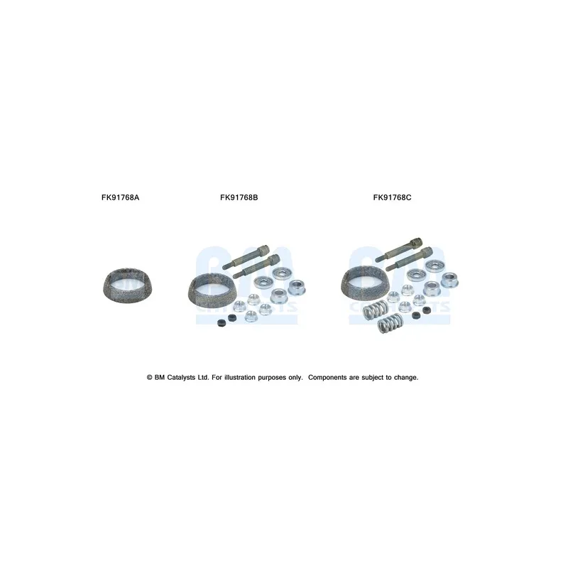 Kit d'assemblage, catalyseur BM CATALYSTS FK91768