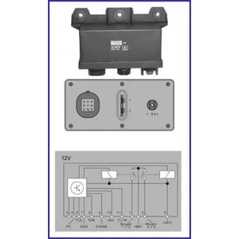 Temporisateur de préchauffage HITACHI 132075