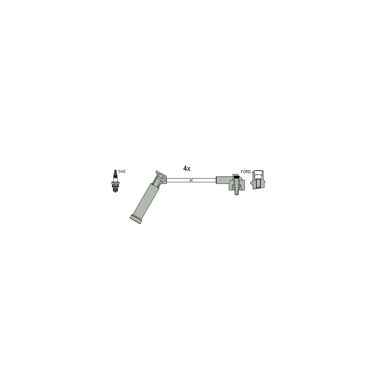 Kit de câbles d'allumage HITACHI 134124
