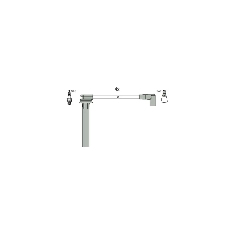 Kit de câbles d'allumage HITACHI 134269