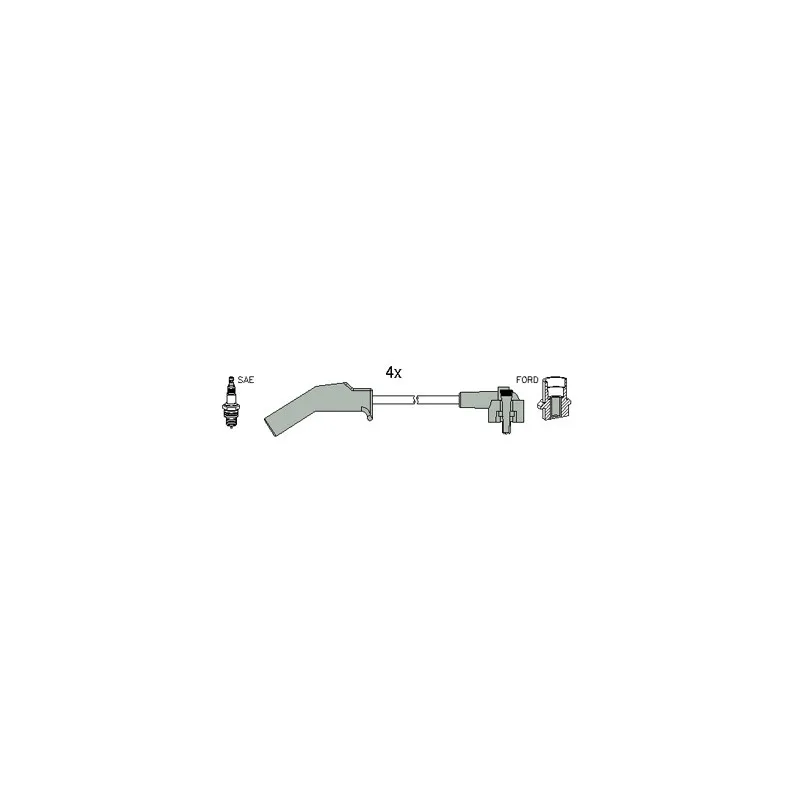 Kit de câbles d'allumage HITACHI 134271