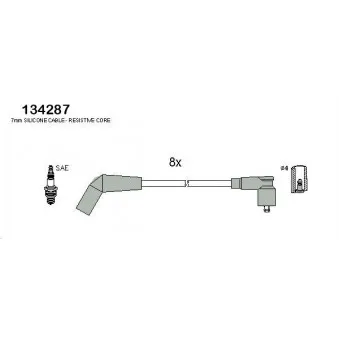 Kit de câbles d'allumage HITACHI 134287