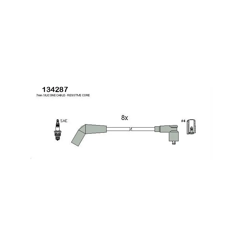 Kit de câbles d'allumage HITACHI 134287