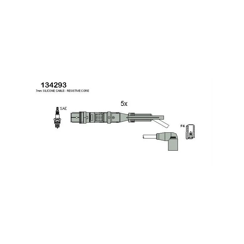 Kit de câbles d'allumage HITACHI 134293