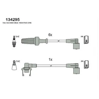 Kit de câbles d'allumage HITACHI 134295