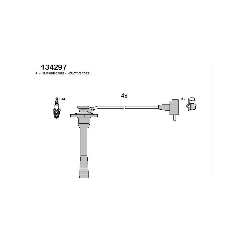 Kit de câbles d'allumage HITACHI 134297