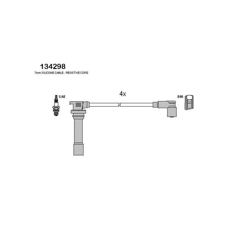 Kit de câbles d'allumage HITACHI 134298