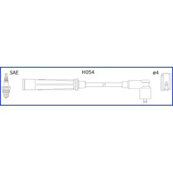 Kit de câbles d'allumage HITACHI 134676