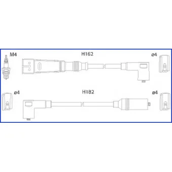 Kit de câbles d'allumage HITACHI 134703