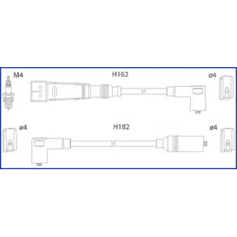 Kit de câbles d'allumage HITACHI 134704