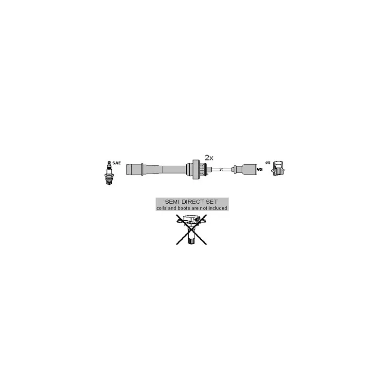 Kit de câbles d'allumage HITACHI 134954