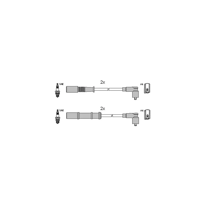 Kit de câbles d'allumage HITACHI 134972