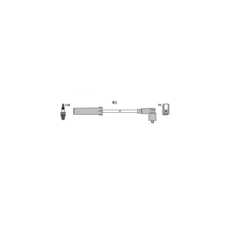 Kit de câbles d'allumage HITACHI 134980