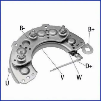 Pont de diodes, alternateur HITACHI 139610