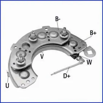 Pont de diodes, alternateur HITACHI 139618