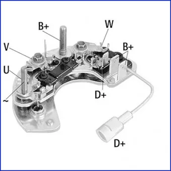 Pont de diodes, alternateur HITACHI 139620