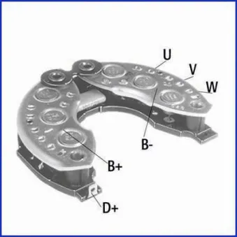 Pont de diodes, alternateur HITACHI 139690