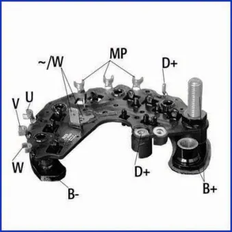 Pont de diodes, alternateur HITACHI 139695