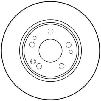 Jeu de 2 disques de frein avant TRW