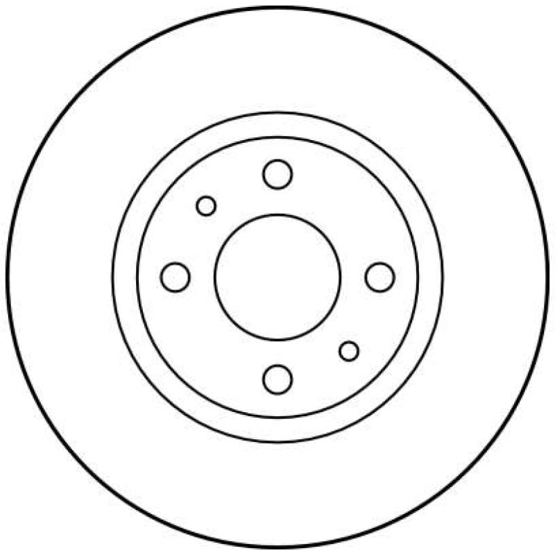 Jeu de 2 disques de frein avant TRW DF1747 - Visuel 3