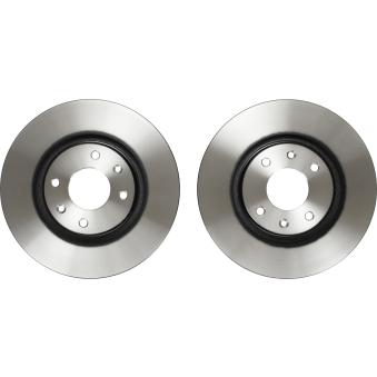 Jeu de 2 disques de frein avant TRW