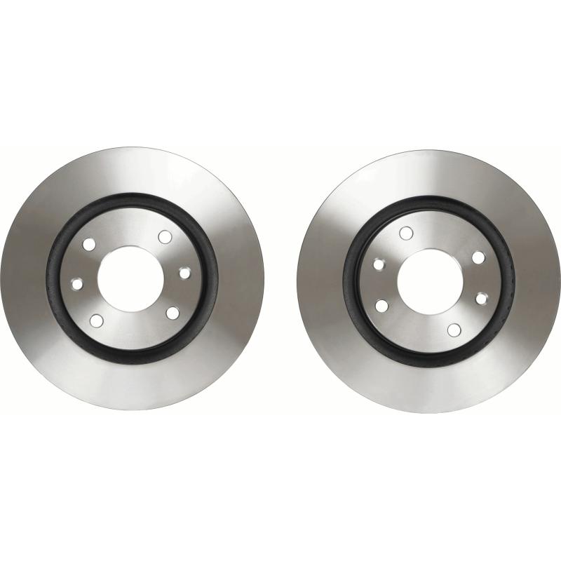 Jeu de 2 disques de frein avant TRW DF4184 - Visuel 1