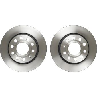 Jeu de 2 disques de frein arrière TRW