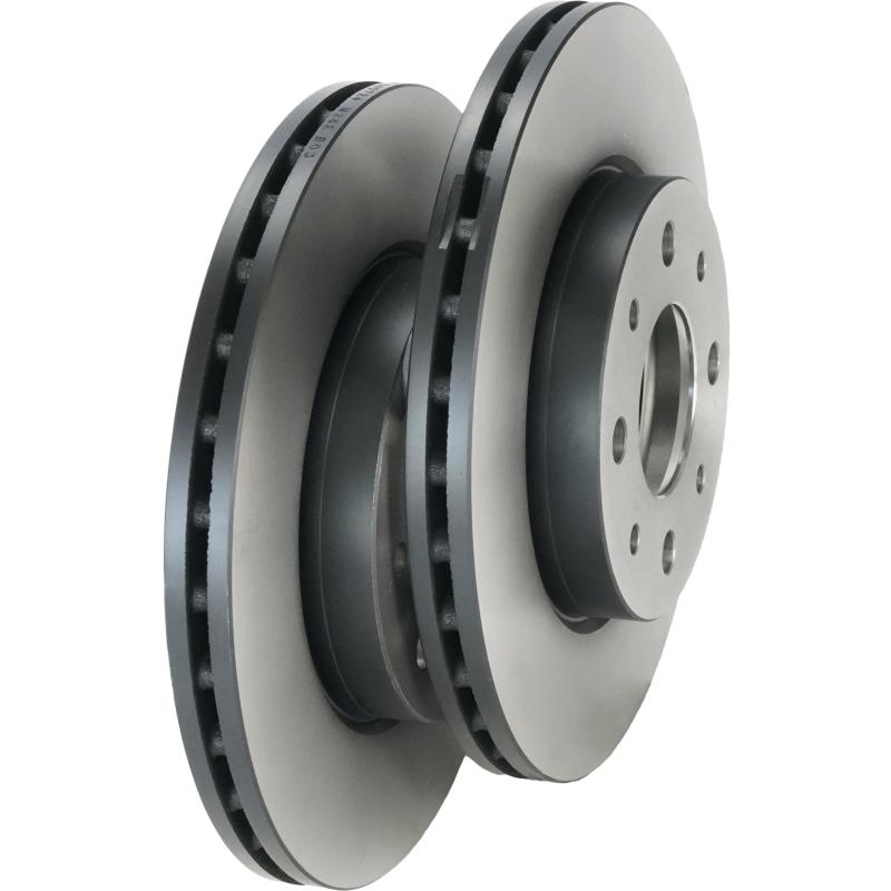 Jeu de 2 disques de frein avant TRW DF4375 - Visuel 2