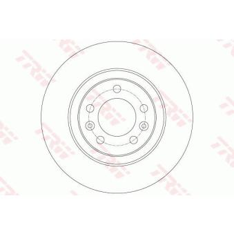 Jeu de 2 disques de frein arrière TRW