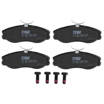 Jeu de 4 plaquettes de frein avant TRW