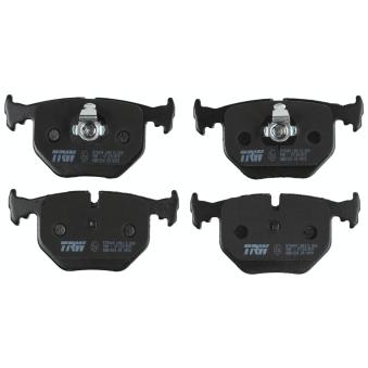 Jeu de 4 plaquettes de frein arrière TRW