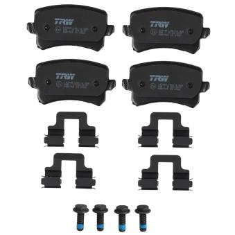 Jeu de 4 plaquettes de frein arrière TRW GDB1763