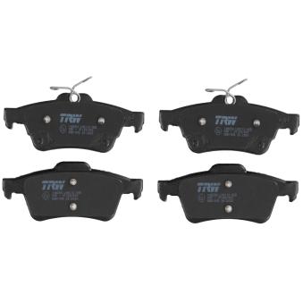 Jeu de 4 plaquettes de frein arrière TRW