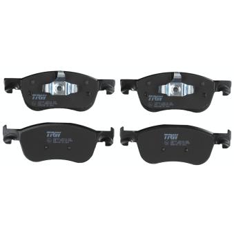 Jeu de 4 plaquettes de frein avant TRW