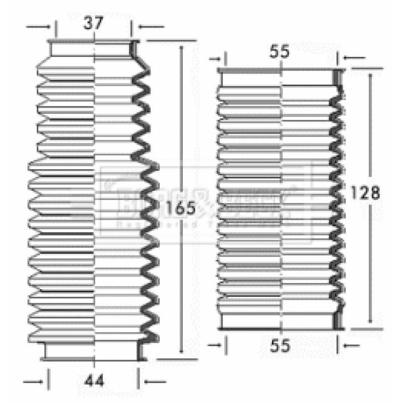 Joint-soufflet, direction BORG & BECK BSG3159 - Visuel 1