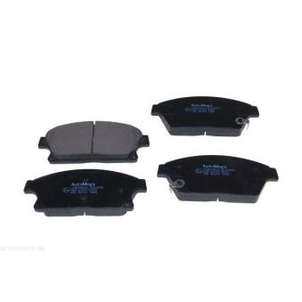 Jeu de 4 plaquettes de frein avant AUTOMEGA