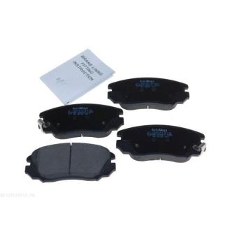 Jeu de 4 plaquettes de frein avant AUTOMEGA