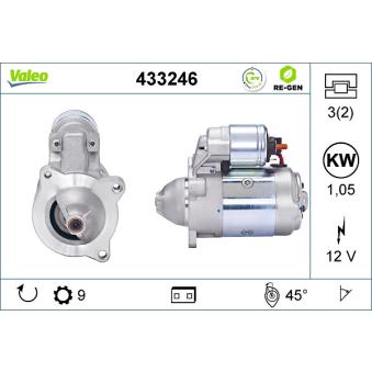 Démarreur VALEO 433246
