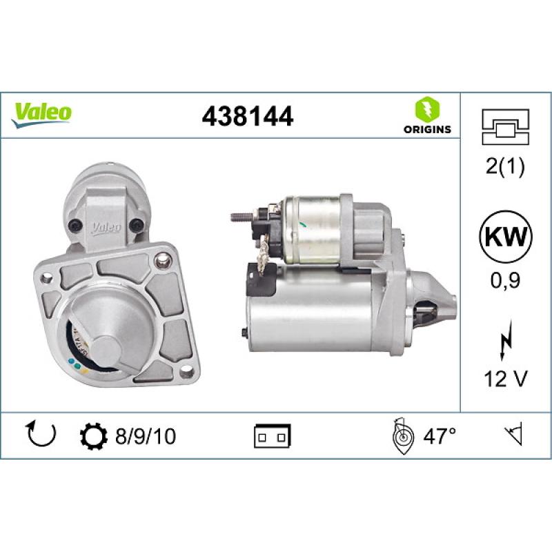 Démarreur VALEO 438144 - Visuel 1