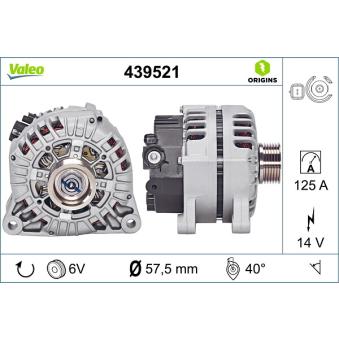 Alternateur VALEO 439521