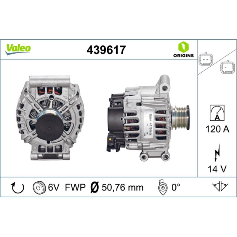 Alternateur VALEO 439617 - Visuel 1